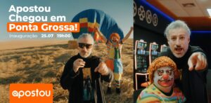 Aposta nas Alturas: Galã do Amor e Palhaço Pop estrelam ação especial que marca chegada da Apostou PG